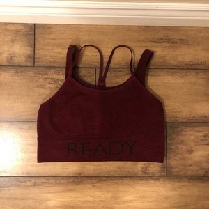 Ardene “Ready Move” Maroon Sports Bra